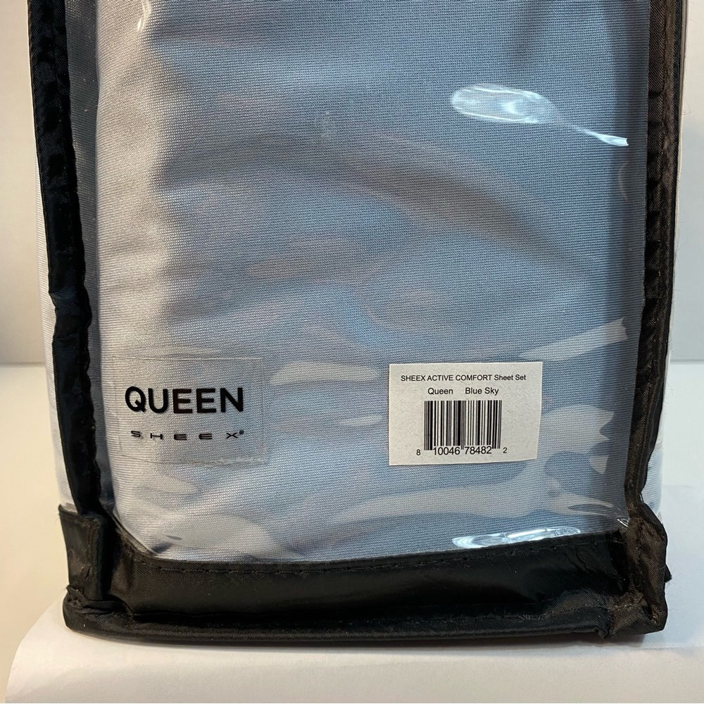 SHEEX Active Comfort Queen Sheet Set - Blue Sky - Picture 5 of 5